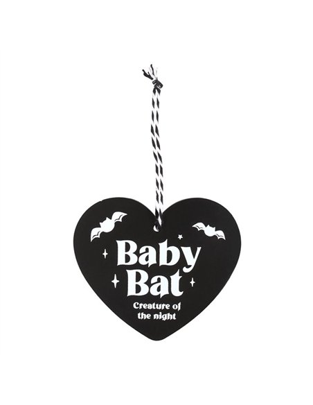 Baby Bat Hanging Heart Sign GM_00324 - pic 141014 | FastDaddyshop