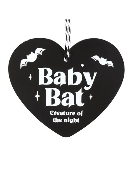 Baby Bat Hanging Heart Sign GM_00324 - pic 141016 | FastDaddyshop