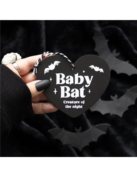 Baby Bat Hanging Heart Sign GM_00324 - pic 141017 | FastDaddyshop