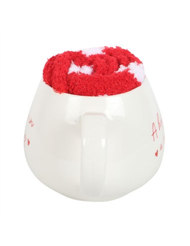 Hug in a Mug Heart Mug and Socks Set HH_39025