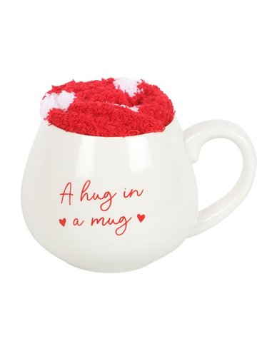 Hug in a Mug Heart Mug and Socks Set HH_39025