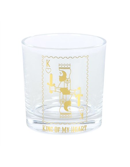 King of My Heart Drinking Glass KD_81725 - pic 141046 | FastDaddyshop