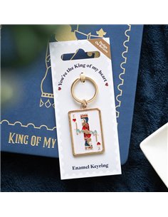 King of My Heart Playing Card Keyring KD_81925 2