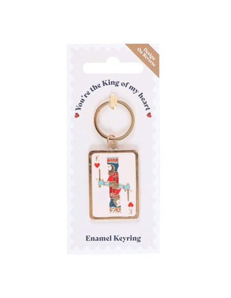 King of My Heart Playing Card Keyring KD_81925 - pic 141055 | FastDaddyshop