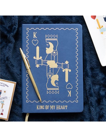 King of My Heart Playing Card A5 Notebook KD_82225 - pic 141058 | FastDaddyshop
