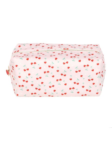 Heart Cherry Print Makeup Bag LS_33025 - pic 141070 | FastDaddyshop