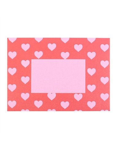 Bestie Enamel Heart Necklace Greeting Card LS_33125