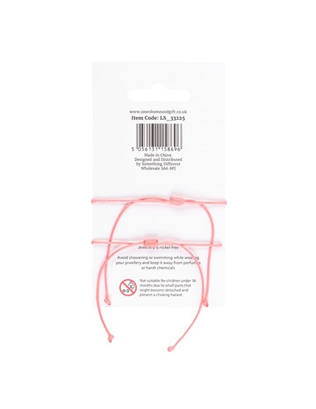 Pair of Besties Enamel Heart Charm Bracelets LS_33225 - pic 141081 | FastDaddyshop