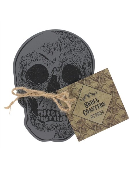 Set Of 4 Skull Coasters CC_56126 - pic 141091 | FastDaddyshop