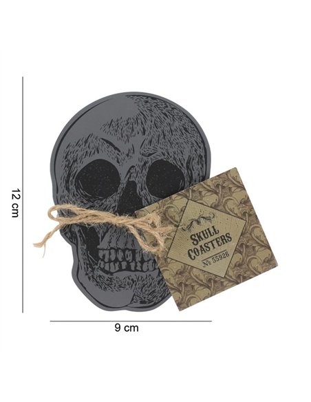 Set Of 4 Skull Coasters CC_56126 - pic 141095 | FastDaddyshop