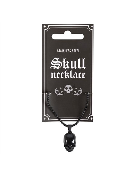 Black Stainless Steel Skull Necklace MT_23924 - pic 141118 | FastDaddyshop