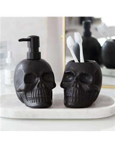 Black Skull Soap Dispenser MT_45022