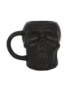 Matte Black Skull Mug MT_74222