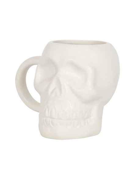 Matte White Skull Mug MT_74322 - pic 141135 | FastDaddyshop