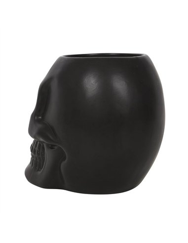 Black Skull Plant Pot MT_94422