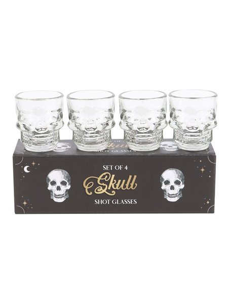 Set of 4 Skull Shot Glasses Set PT_20924 - pic 141143 | FastDaddyshop