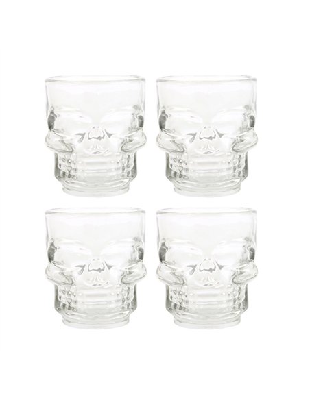 Set of 4 Skull Shot Glasses Set PT_20924 - pic 141144 | FastDaddyshop