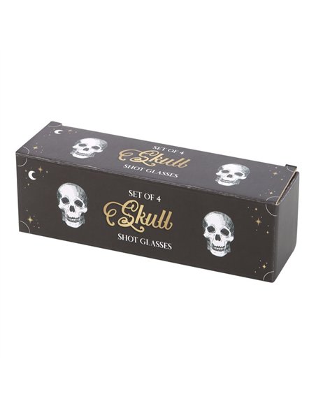 Set of 4 Skull Shot Glasses Set PT_20924 - pic 141145 | FastDaddyshop