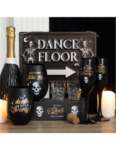 Set of 4 Skull Shot Glasses Set PT_20924 - pic 141147 | FastDaddyshop
