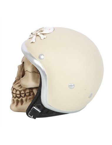 Skull Ornament with Helmet SK_12624