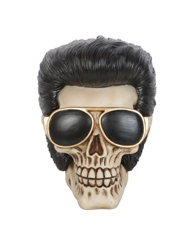 Rockstar Skull Ornament with Sunglasses SK_12724