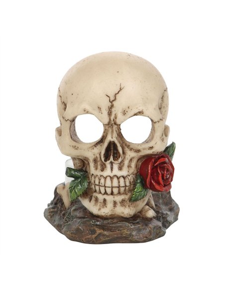 Skull Rose Tealight Holder SK_13224 - pic 141176 | FastDaddyshop
