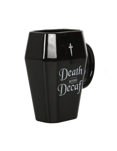 Death Before Decaf Coffin Mug GT_80522