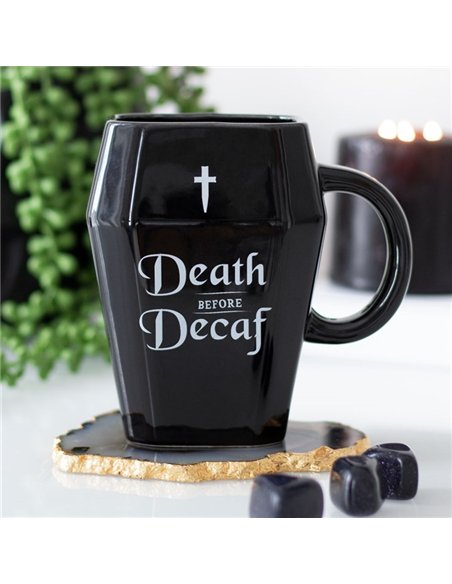 Death Before Decaf Coffin Mug GT_80522 - pic 141181 | FastDaddyshop