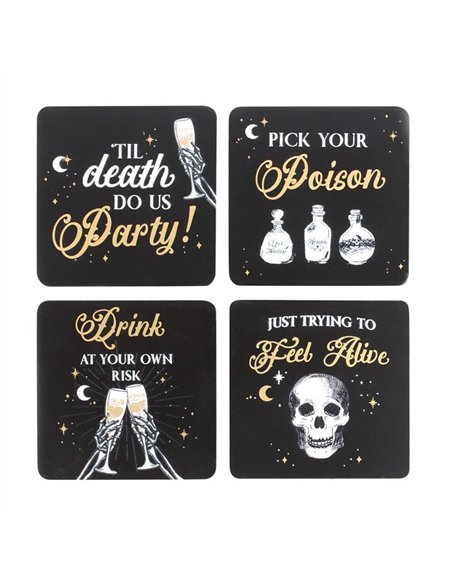 Til Death Do Us Party Coaster Set PT_20524 - pic 141192 | FastDaddyshop