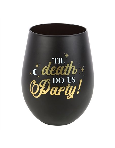 Til Death Do Us Party Stemless Wine Glass PT_21124 - pic 141195 | FastDaddyshop