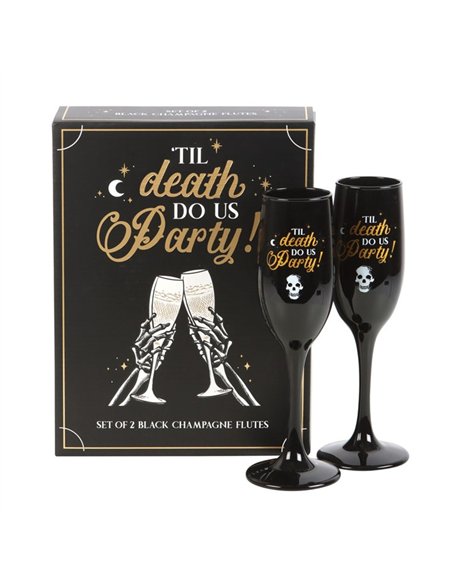 Til Death Do Us Party Champagne Flute Set PT_21224 - pic 141199 | FastDaddyshop