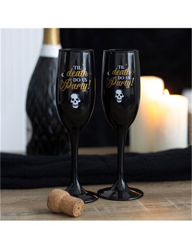 Til Death Do Us Party Champagne Flute Set PT_21224