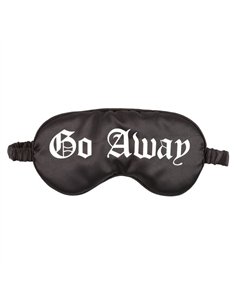 Go Away Gothic Satin Sleep Mask MT_16524