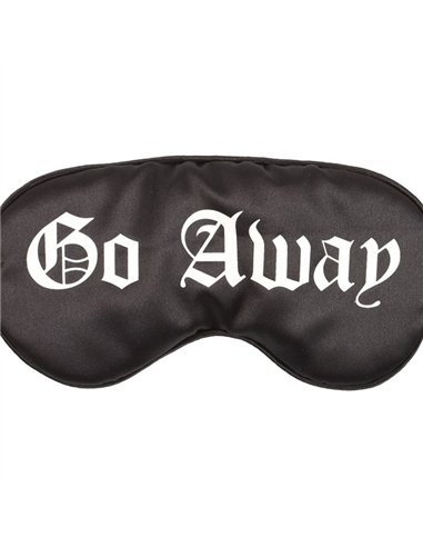 Go Away Gothic Satin Sleep Mask MT_16524