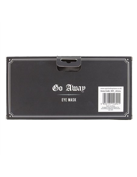 Go Away Gothic Satin Sleep Mask MT_16524 - pic 141247 | FastDaddyshop
