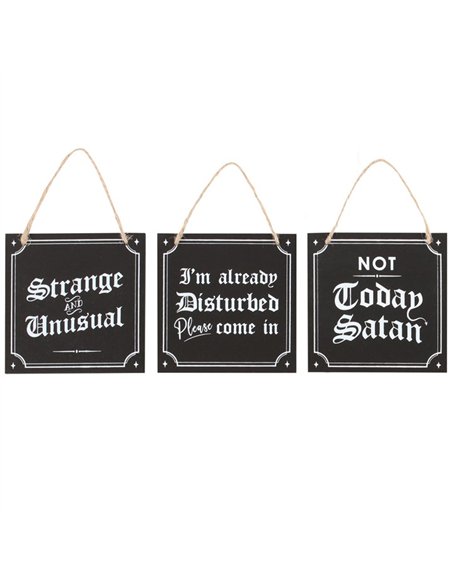 Set of 12 Gothic Mini Signs MT_45024 - pic 141260 | FastDaddyshop