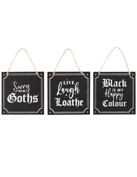 Set of 12 Gothic Mini Signs MT_45024 - pic 141261 | FastDaddyshop