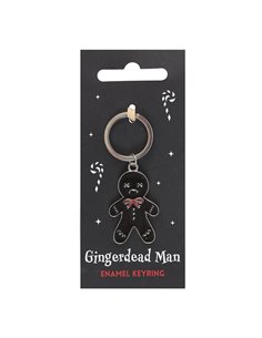 Black Gingerdead Man Keyring ME_27926