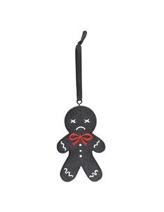 Black Gingerdead Man Hanging Ornament ME_28126