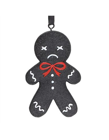 Black Gingerdead Man Hanging Ornament ME_28126