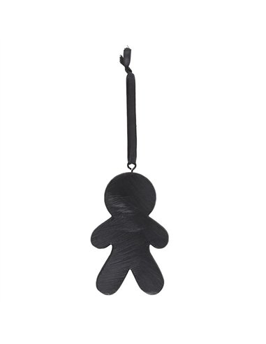 Black Gingerdead Man Hanging Ornament ME_28126