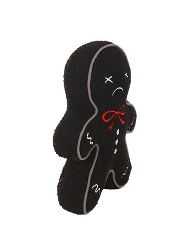 Black Gingerdead Man Boucle Cushion ME_28726