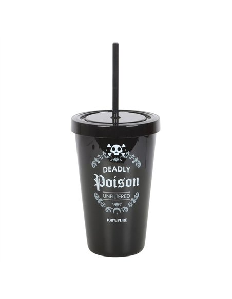Deadly Poison Plastic Tumbler with Straw MT_41124 - pic 141295 | FastDaddyshop