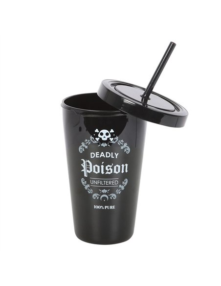 Deadly Poison Plastic Tumbler with Straw MT_41124 - pic 141296 | FastDaddyshop