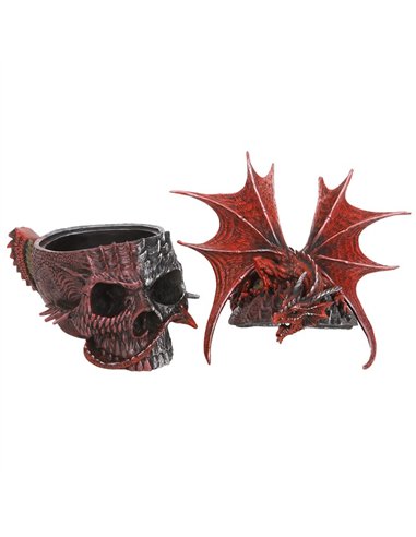 Serpent Infection Lidded Skull Ornament by Spiral Direct SD_30424