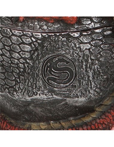 Serpent Infection Lidded Skull Ornament by Spiral Direct SD_30424
