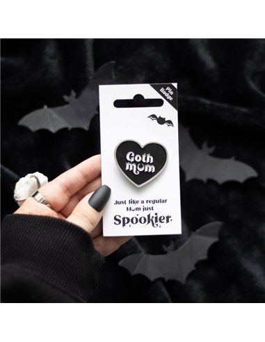 Goth Mum Pin Badge GM_00624