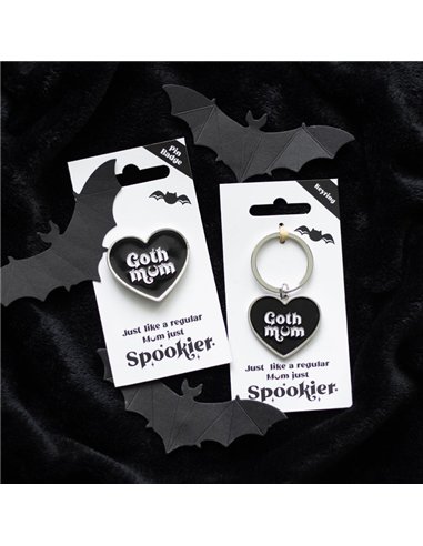 Goth Mum Pin Badge GM_00624