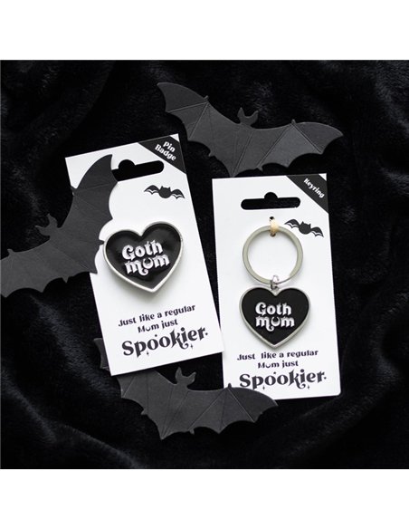 Goth Mum Pin Badge GM_00624 - pic 141321 | FastDaddyshop