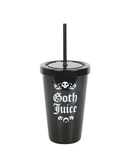 Goth Juice Plastic Tumbler with Straw MT_41024 - pic 141322 | FastDaddyshop